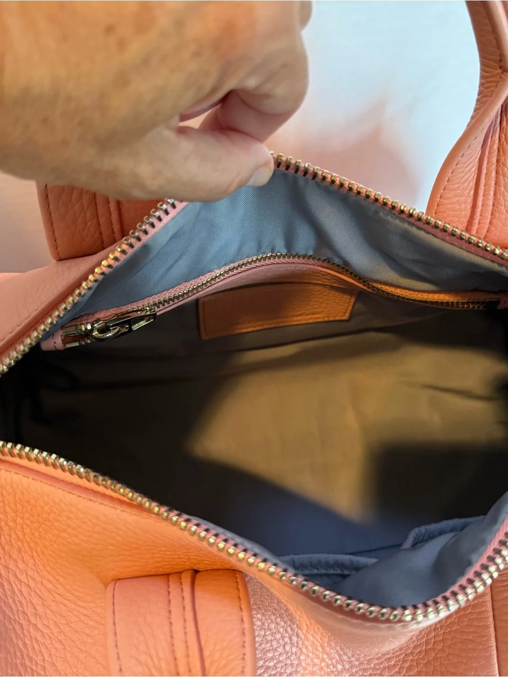 Authentic Alexander Wang Rocco Satchel Blushed Pink Pebbled Leather